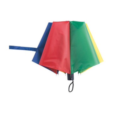 Parapluie pliable ouverture & fermeture manuelles multicolore