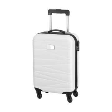 Valise trolley blanc