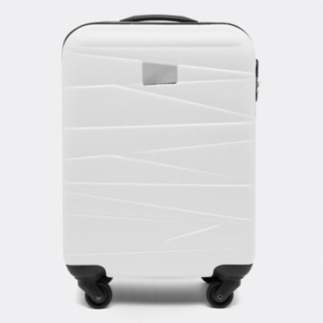 Valise trolley blanc