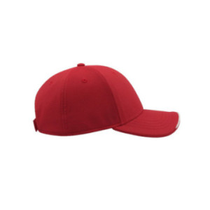 Casquette 6 pans en polyester recyclé Atlantis® couleur