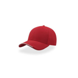Casquette 6 pans en polyester recyclé Atlantis® couleur