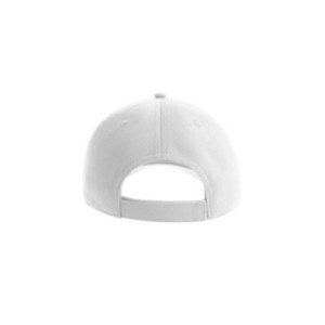 Casquette 5 pans en polyester recyclé Atlantis® blanche