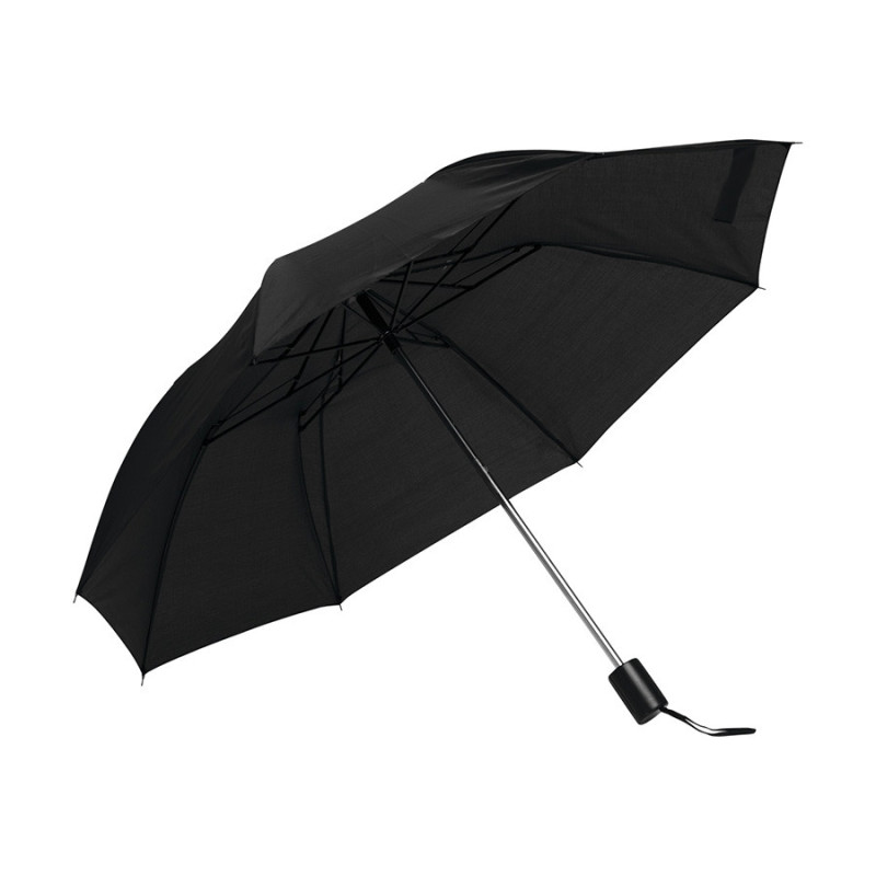 Parapluie pliable ouverture & fermeture manuelles noir