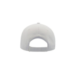 Casquette 6 pans en polyester recyclé Atlantis® blanche