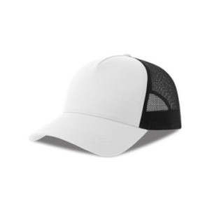 Casquette trucker 5 pans en coton bio et recyclé Atlantis® blanche