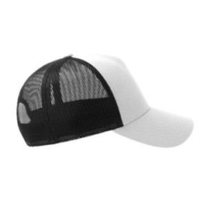 Casquette trucker 5 pans en coton bio et recyclé Atlantis® blanche
