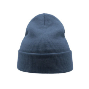 Bonnet avec revers en polyester recyclé Atlantis® couleur