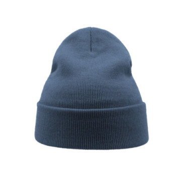 Bonnet avec revers en polyester recyclé Atlantis® couleur