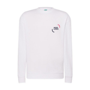 Sweat-shirt mixte JHK® JK290 blanc