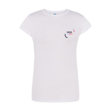 Tee-shirt femme JHK® JK180 blanc