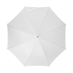 Parapluie canne en rPET ouverture automatique blanc
