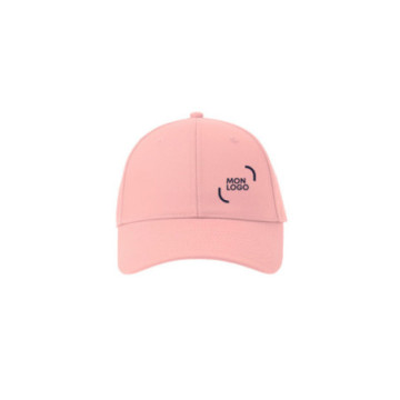 Casquette en coton bio et polyester recyclé 6 pans Atlantis® couleur