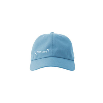 Casquette 6 pans en coton bio et recyclé Atlantis® couleur