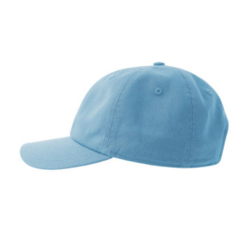 Casquette 6 pans en coton bio et recyclé Atlantis® couleur