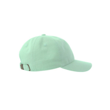 Casquette 6 pans en coton bio et recyclé Atlantis® couleur