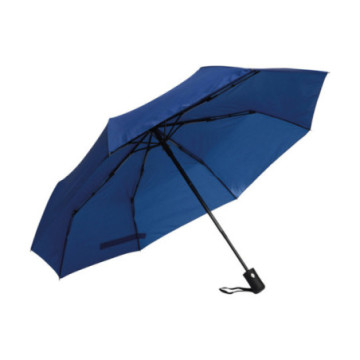 Parapluie pliable tempête ouverture & fermeture automatiques bleu