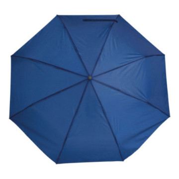 Parapluie pliable tempête ouverture & fermeture automatiques bleu