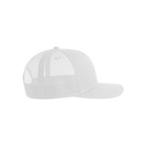 Casquette trucker 6 pans en coton bio et recyclé Atlantis® blanche