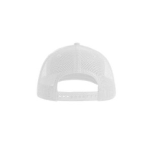 Casquette trucker 6 pans en coton bio et recyclé Atlantis® blanche