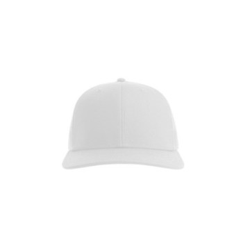 Casquette trucker 6 pans en coton bio et recyclé Atlantis® blanche