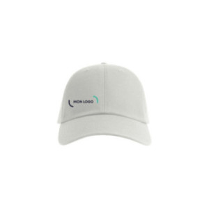 Casquette 6 pans en coton bio et recyclé Atlantis® blanche