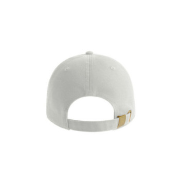 Casquette 6 pans en coton bio et recyclé Atlantis® blanche