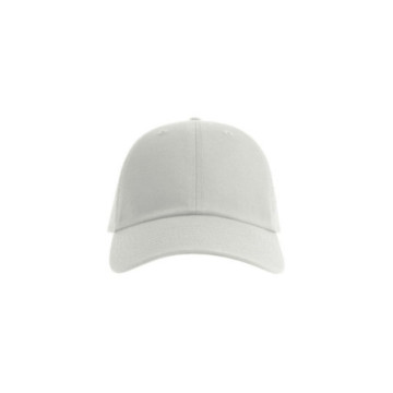 Casquette 6 pans en coton bio et recyclé Atlantis® blanche