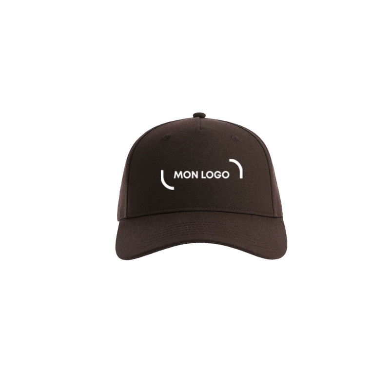 Casquette 5 pans en polyester recyclé Atlantis® couleur