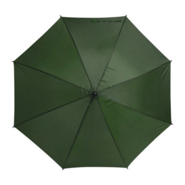 Parapluie canne ouverture automatique vert foncé