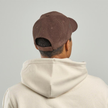 Casquette 6 pans en polyester recyclé velours côtelé Atlantis®