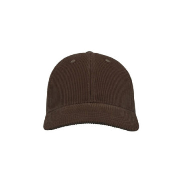 Casquette 6 pans en polyester recyclé velours côtelé Atlantis®