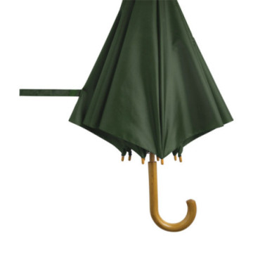 Parapluie canne ouverture automatique vert foncé