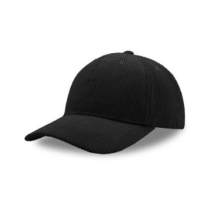 Casquette 6 pans en polyester recyclé velours côtelé Atlantis®
