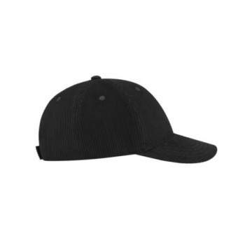 Casquette 6 pans en polyester recyclé velours côtelé Atlantis®