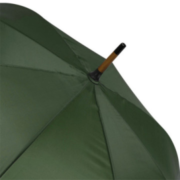 Parapluie canne ouverture automatique vert foncé