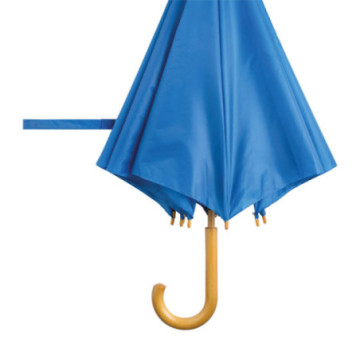 Parapluie canne ouverture automatique bleu royal