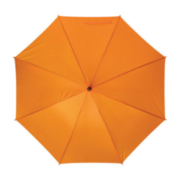 Parapluie canne ouverture automatique orange