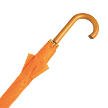 Parapluie canne ouverture automatique orange