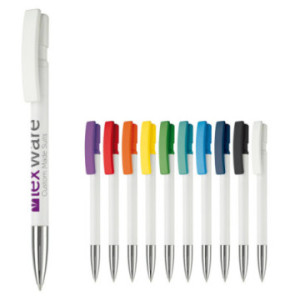 Stylo opaque avec pointe métal