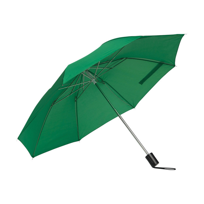 Parapluie pliable ouverture & fermeture manuelles vert