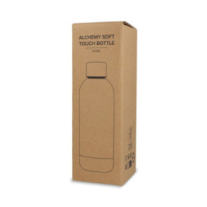 Bouteille isotherme en acier inoxydable recyclé toucher gomme 500 mL