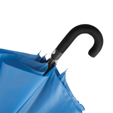 Parapluie golf tempête ouverture automatique bleu azur