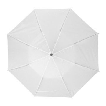 Parapluie pliable ouverture & fermeture manuelles blanc