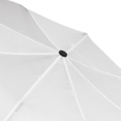 Parapluie pliable ouverture & fermeture manuelles blanc