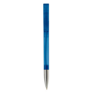 Stylo transparent avec pointe métal