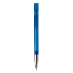 Stylo transparent avec pointe métal