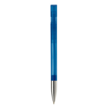 Stylo transparent avec pointe métal