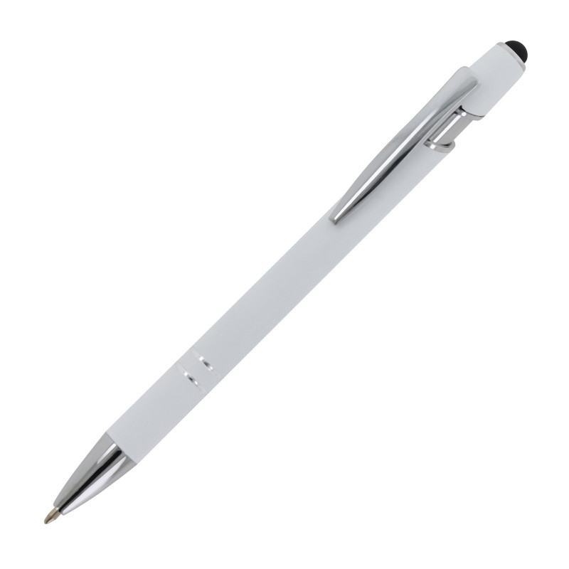 Stylo stylet en aluminium toucher gomme