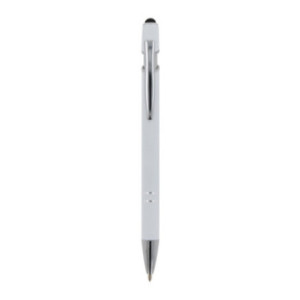 Stylo stylet en aluminium toucher gomme