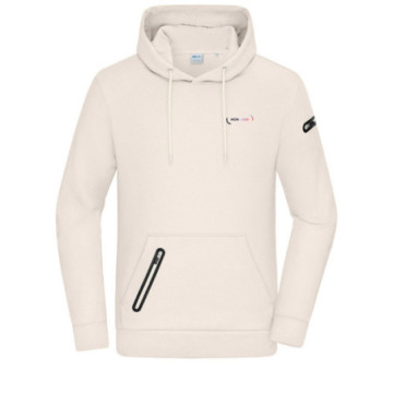 Sweat-shirt à capuche homme coton bio et polyester recyclé Daiber®